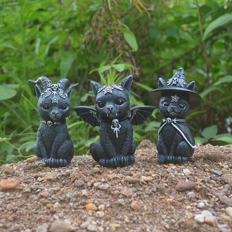 Bonsai Garden Festival - Figuritas artesanales de resina de gato