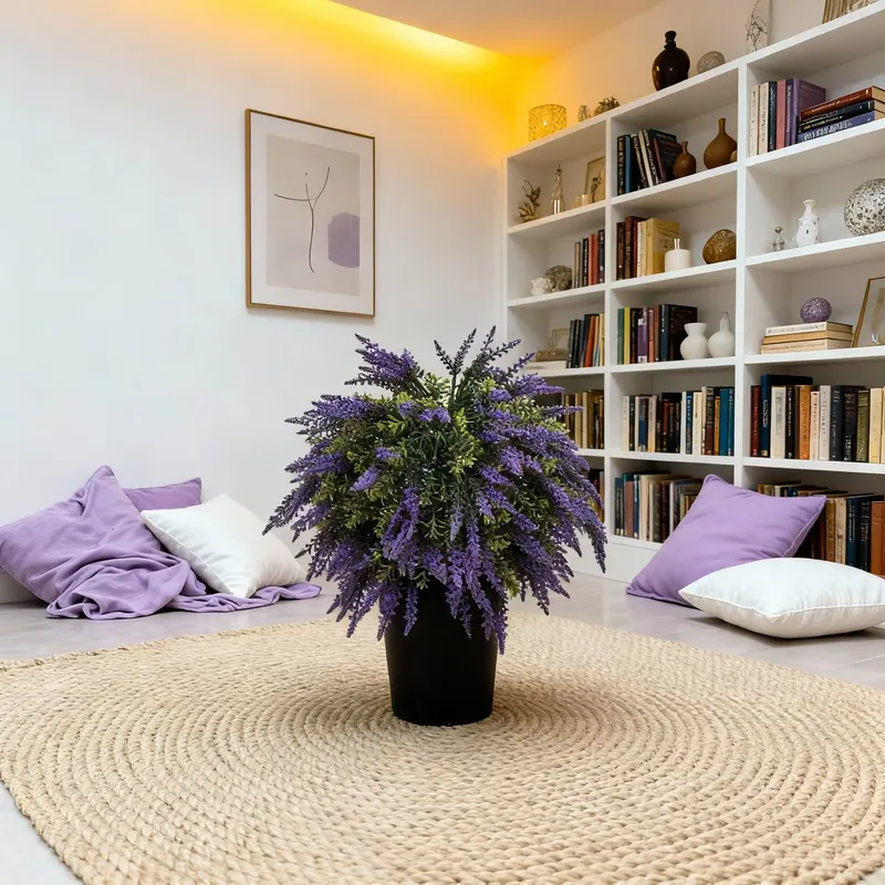 Mini Bonsái de Lavanda Artific - Bonsai Garden Indoor reseña y precio