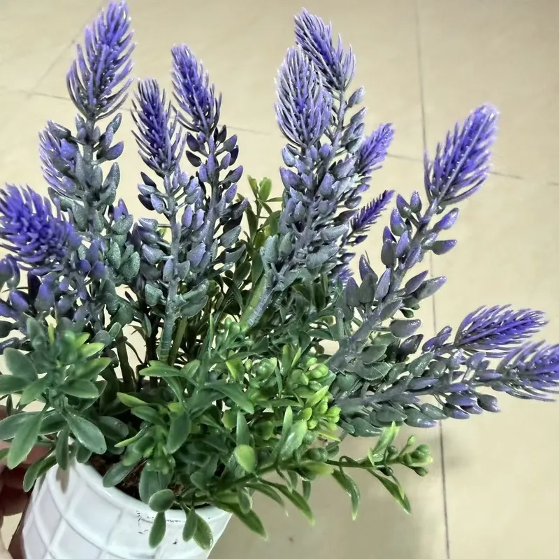 Mini Bonsái de Lavanda Artific - Bonsai Garden Indoor reseña y precio