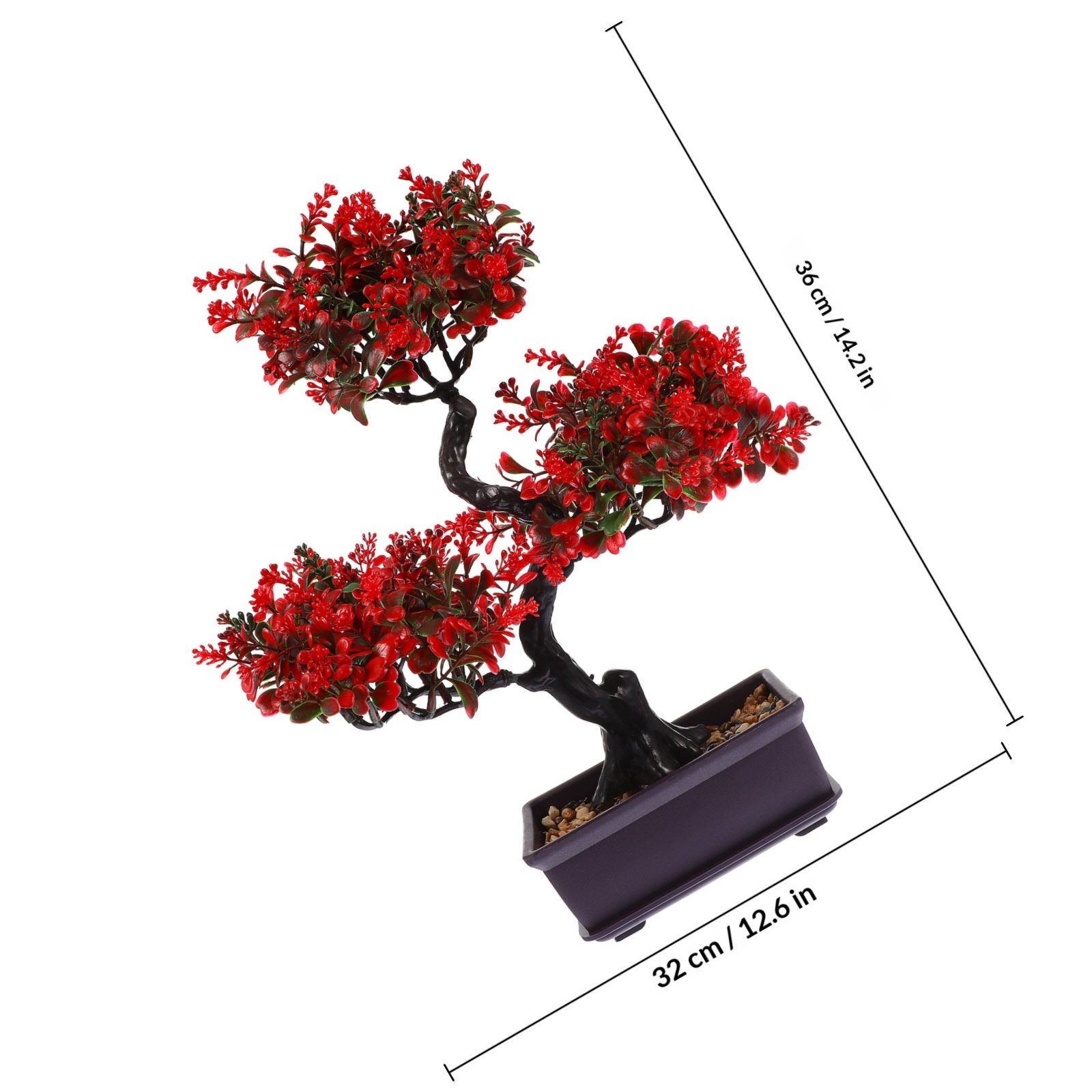 Bonsái Artificial Decorativo d - Bonsai Garden Cafe reseña y precio