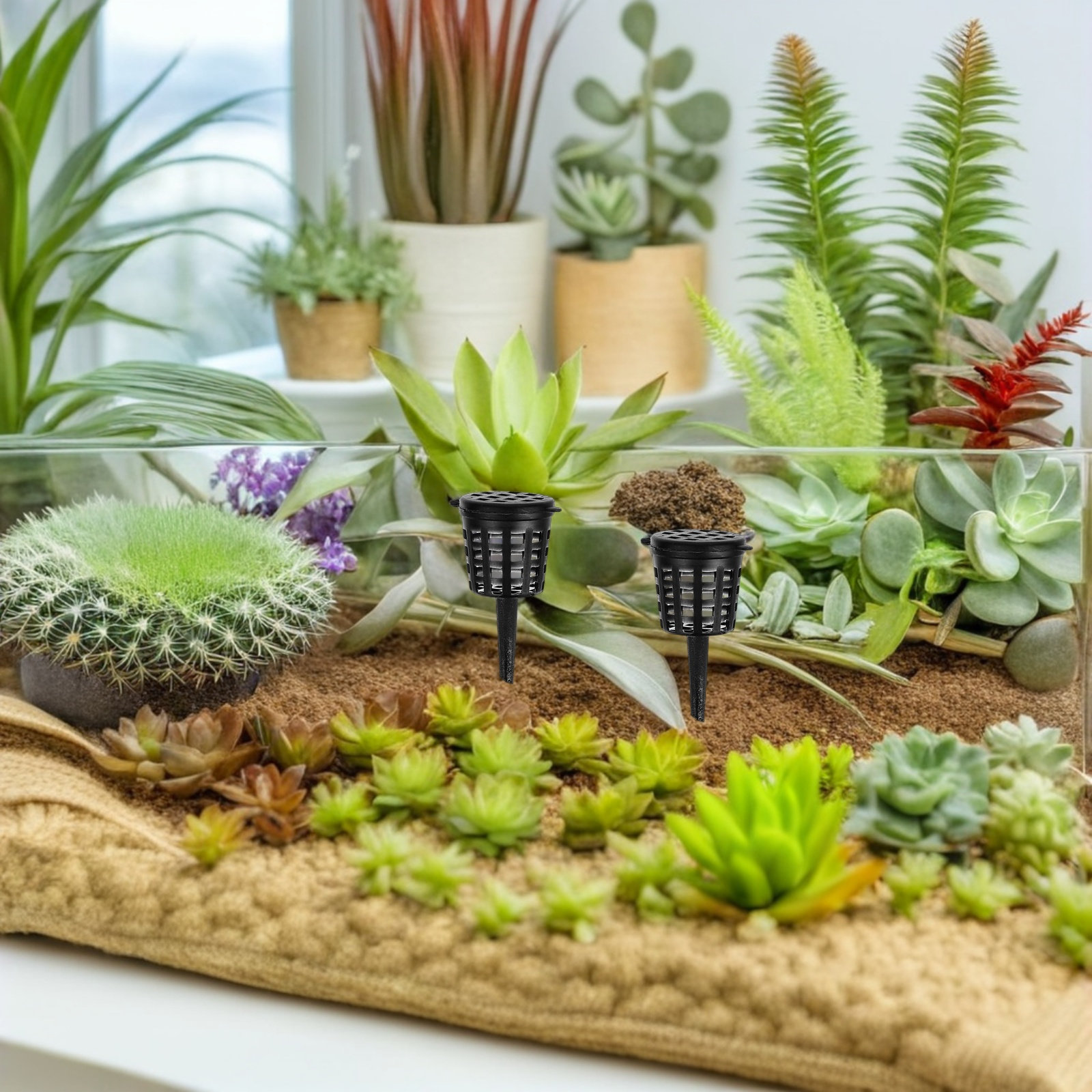 Cesta de Plástico Compacta par - Bonsai Gardening reseña y precio