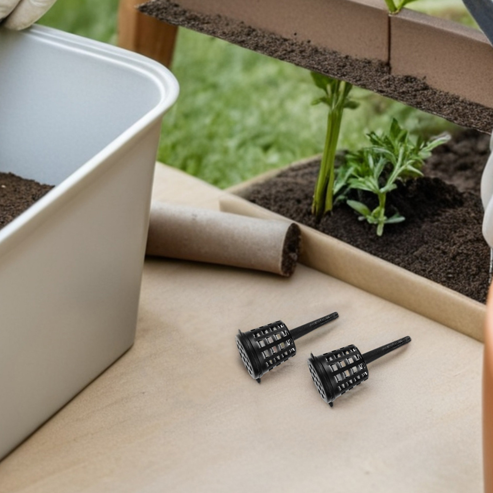 Cesta de Plástico Compacta par - Bonsai Gardening reseña y precio