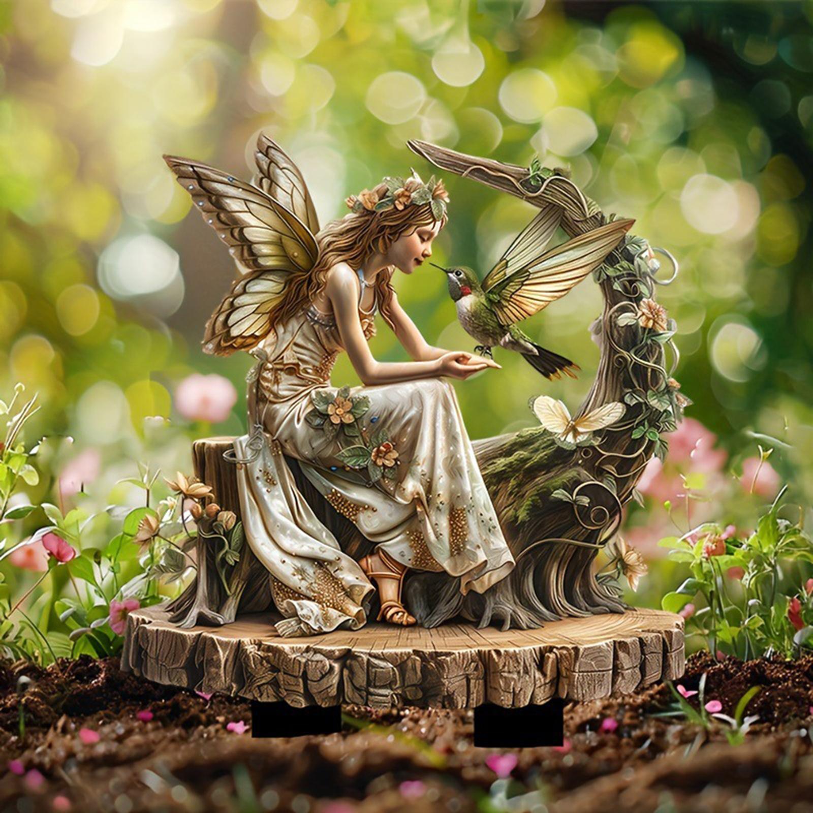 Estaca decorativa de hadas par - Bonsai Garden Indoor reseña y precio